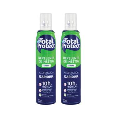 Imagem de Kit 2 Repelente Insetos Spray Icaridina Total Protect 100ml