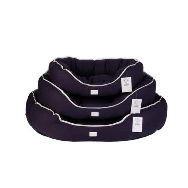 Imagem de Cama Oval Urban Puppy para Cães Sarja Lisa Marinho - Tamanho G