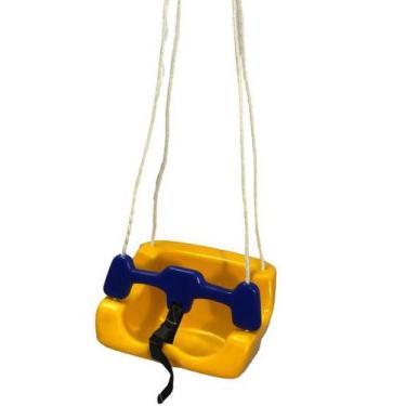 Imagem de Balanço Quadrado - Amarelo - Valentina Brinquedos - Com Cinto