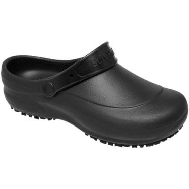 Imagem de Sapato Epi Eva Cozinha Industrial Antiderrapante Softworks BB60, Preto