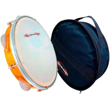 Imagem de PANDEIRO CONTEMPORANEA MD 11 POL NY LIGHT 84LT C/ BAG CONTEMPORÂNEA 11"