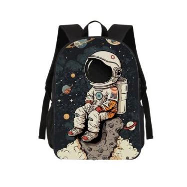 Imagem de Mochila Escolar Astronauta 4 Volta as Aulas