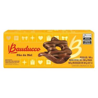 Imagem de Pão de Mel Bauducco Chocolate C/ 6 Unid 180g