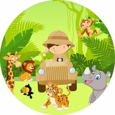 Imagem de Painel Festa C/ Elástico 1,50m Safari - Fadrix
