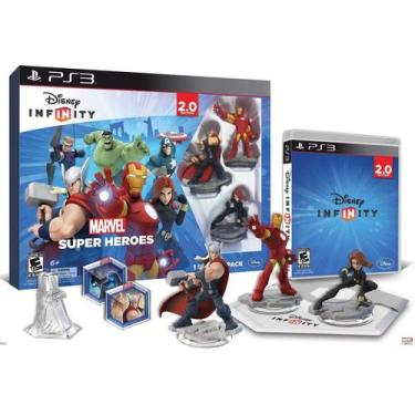 Imagem de Jogo Disney Infinity 2.0: Kit Inicial Marvel Super Heroes - PS3 - DISN