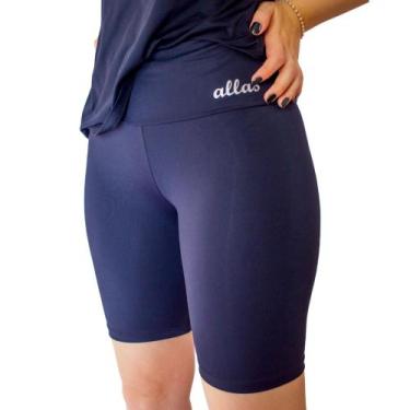 Imagem de Short/Bermuda Feminino Fitness Tecido Grosso Zero Transparência Ginást