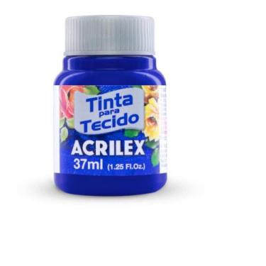 Imagem de Tinta para Tecido Fosca 37ML Azul Ultramar - Acrilex