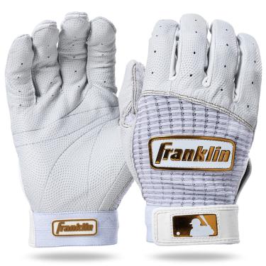 Imagem de Luvas de rebatidas de beisebol Franklin Sports Pro Classic White/Go