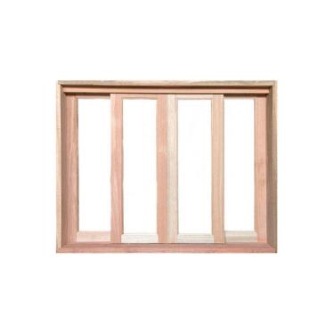 Imagem de Vitro Correr Madeira Eucalipto 1,00x1,20 Cx14cm