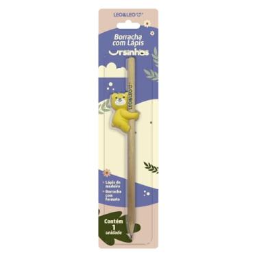 Imagem de BORRACHA COM LÁPIS URSINHOS - CORES SORTIDAS LEO&LEO