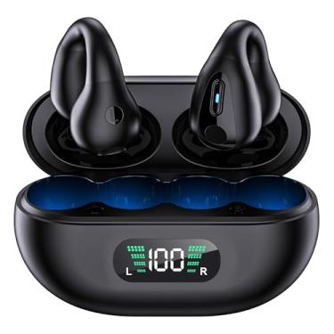 Imagem de Fone De Ouvido Bluetooth Condução Óssea À Prova D'água Para Esportivo Academia Aptidão de Condução óssea Adequada Para Corrida