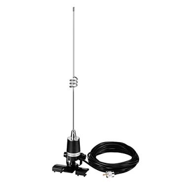 Imagem de Bingfu Antena Nmo Banda Dupla VHF UHF 136-174MHz 400-470MHz com Baixa Perda 5.0 m RG58 Cabo Fixo Suporte Labial Antenas para Carro Marítimo Caminhão Rádio amador Móvel Rádio Amador
