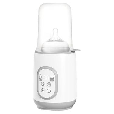 Imagem de Aquecedor de mamadeira portátil, Aquecedor de mamadeira portátil para viagens - Descongelamento de aquecedor de alimentos para leite materno - Aquecimento instantâneo e aquecimento constante, aquecedo