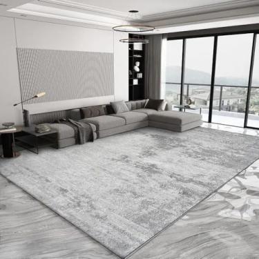 Imagem de Tapetes modernos de luxo leves para sala de estar, decoração de quarto cinza, cabeceira, tapete para casa, área grande, sofá, cadeira, tapete lateral, A, 300x400cm 118x157 pol.