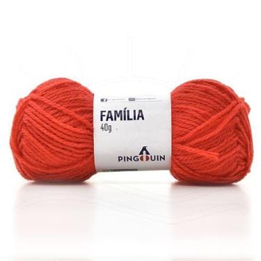 Imagem de Lã Família 40g - Pingouin, 5241 - CARMIN