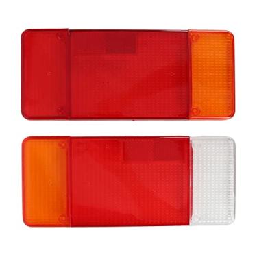 Imagem de Par de Tampa da Caixa Traseira da Luz Traseira, Substituição Vermelha/laranja/branca para Caminhões Diários da Eurocargo, Ajuste Lateral Esquerdo e Direito