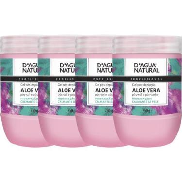 Imagem de 4 Gel Calmante Hidratante Pós Depilação 750G D'agua natural - D'Água N