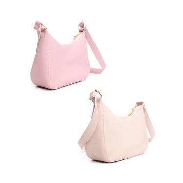Imagem de Kit 2 Bolsa Feminina Pequena Tiracolo Clucth Elegante Compacta Festa -