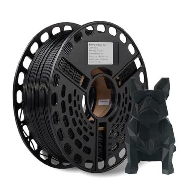 Imagem de Antinsky Filamento de impressora 3D Pla Plus (PLA+), impressão fácil, precisão dimensional +/- 0,03 mm, carretel de 1 kg, 1,75 mm, (preto)