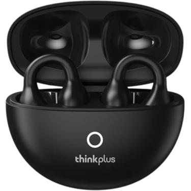 Imagem de LEN0V0 LP25 Fone de Ouvido Bluetooth 5.4 Sem Fio Com Clipe Para Orelha Aberto Gaming Headset Som Surround Com Microfone (Preto)