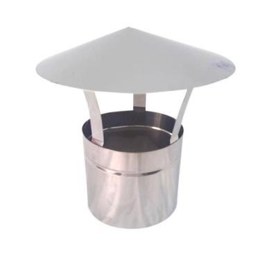 Imagem de Chapéu Chinês Para Chaminé 7 Polegadas Inox 430 Brilhante - INOX LAURI