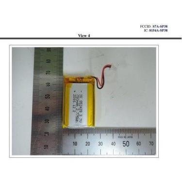 Imagem de Bateria  Intercomunicador Sena 20s 750mah 2 Fios 3,7v - - KMIG