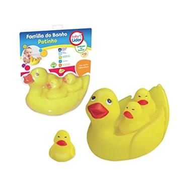 Imagem de Brinquedo Família Patinho do Banho Lider Brinquedos +12 meses Vinil Atóxico - 5707