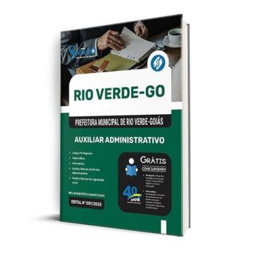 Imagem de Apostila Prefeitura de Rio Verde - GO  - Auxiliar Administrativo - Edi