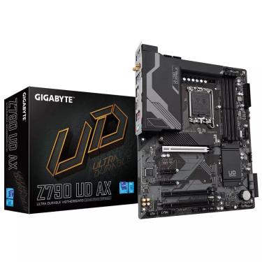 Imagem de Placa Mae Gigabyte intel Z790 ud ax matx lga 1700 M.2 nvme wi-fi 4XDDR5 max. 192GB 1X dp 1X hdmi