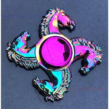 Imagem de Hand Spinner Aço Horses 6cm - Coordenação - Inmetro