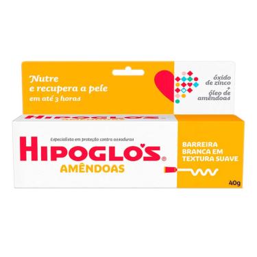 Imagem de Creme Para Prevenção De Assaduras Hipoglos Amendoas 40g