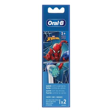 Imagem de Refis Para Escova Elétrica Oral-B Spiderman 2 Unidades