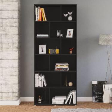 Imagem de Estante para Livros com 12 Nichos Xangai 204cmx90cm