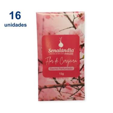 Imagem de Kit 16 Sachê Perfumado Aromatizante Guarda Roupa Lavanda Laranjeira Ce