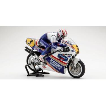 Imagem de Moto Controle Remoto Kyosho 1/8 EP Honda NSR500 1991 KIT, Branco