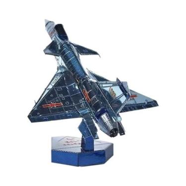 Imagem de Quebra-Cabeça 3D de Metal de Aviões - J-20, J-10B, KA-50, RAH-66 e VF-
