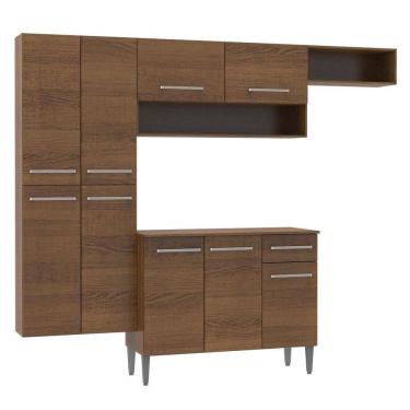 Imagem de Cozinha Emilly Paneleiro Armario Balcão Rustic Madesa 