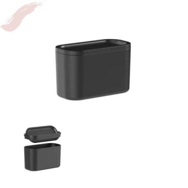 Imagem de Lixeira de Bancada 1 litro Linha Bold - LANÇAMENTO - Ou, Preto