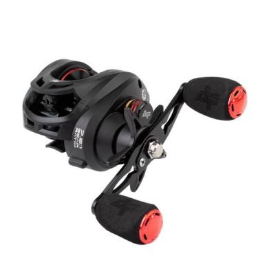 Imagem de Carretilha Albatroz M21 Pro Black Red 6 Rolamentos - Albatroz Fishing,