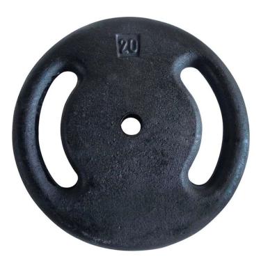 Imagem de Anilha Ferro Fundido Pintado Profissional 20Kg