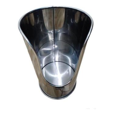 Imagem de Suporte Inox Batom Para Extintores Pó 4 É 6 Kg - Protege Inox