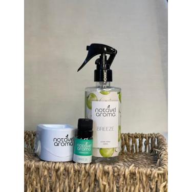 Imagem de Kit Home Spray Aromatizador Difusor Eletrico Essencia Concentrada 10ml (BRANCO, BREEZE)
