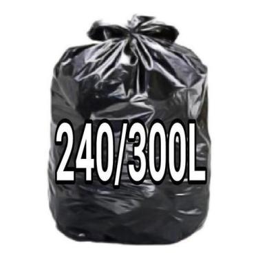 Imagem de Sacos De Lixo 300l  Reforçado 100 Unid + Brinde Alcool Gel - HIGIPACK