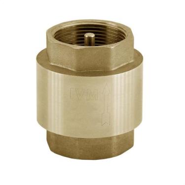 Imagem de Válvula De Retenção 1 2 Latão Forjado Vertical Horizontal Ivm Italy Fl
