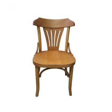 Imagem de Cadeira Bianca Alt 85 Cm Gourmet Cafeteria Restaurante Amêndoa