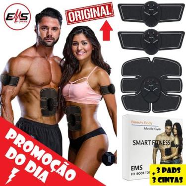 Imagem de Aparelho Tonificador Muscular Ems Perna Braço Abdominal Smart Fitness 