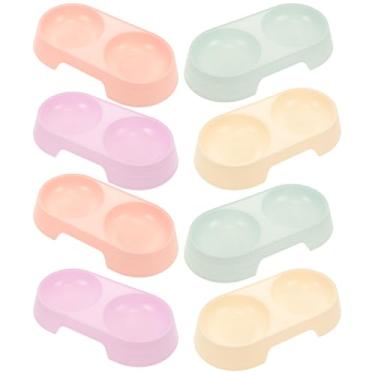 Imagem de Balacoo – Conjunto de tigelas de plástico para comida de água com 8 peças para cães e gatos