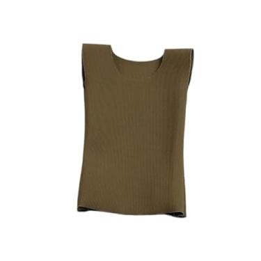 Imagem de Milageto Roupas de bonecos de ação 1/6, acessórios para fantasias de bonecas, regata, casual, moda feminina, roupas em miniatura para mulheres de 12", Verde