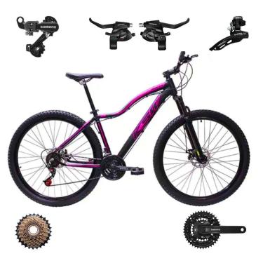 Imagem de Bicicleta Ksw Mwza 29 Feminina 21 Marchas Index Mtb SHIMANO-Feminino