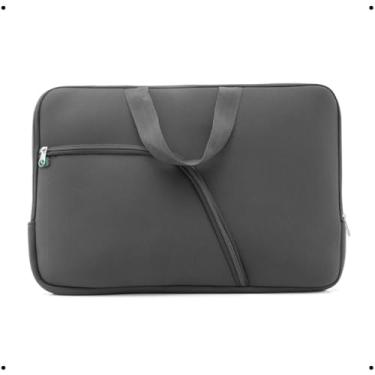 Imagem de Capa Case Protetora para Notebook Preta 17,3 Polegadas, Design Curvo com Zíper, Alça de Transporte reforçada, Impermeável e Anti-Impacto (17) - MGA STORE